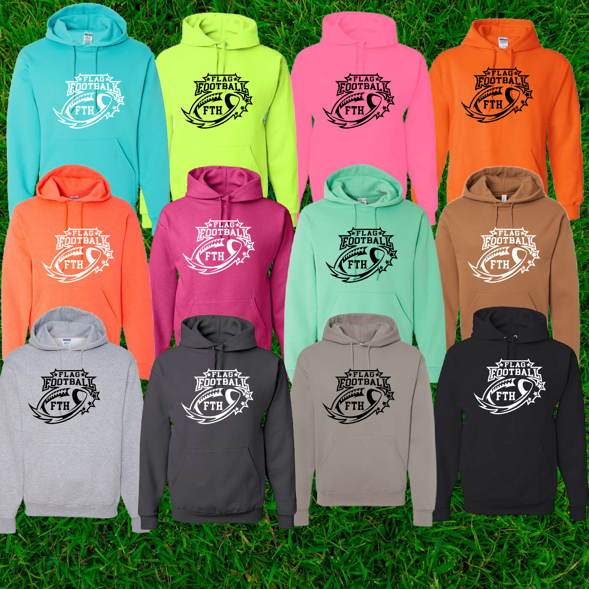 FTH Football - Logo Hoodie (Adult) - MADE TO ORDER/TWO WEEKS