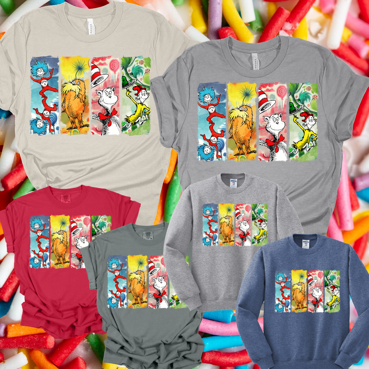 Read Across America Vertical Frames