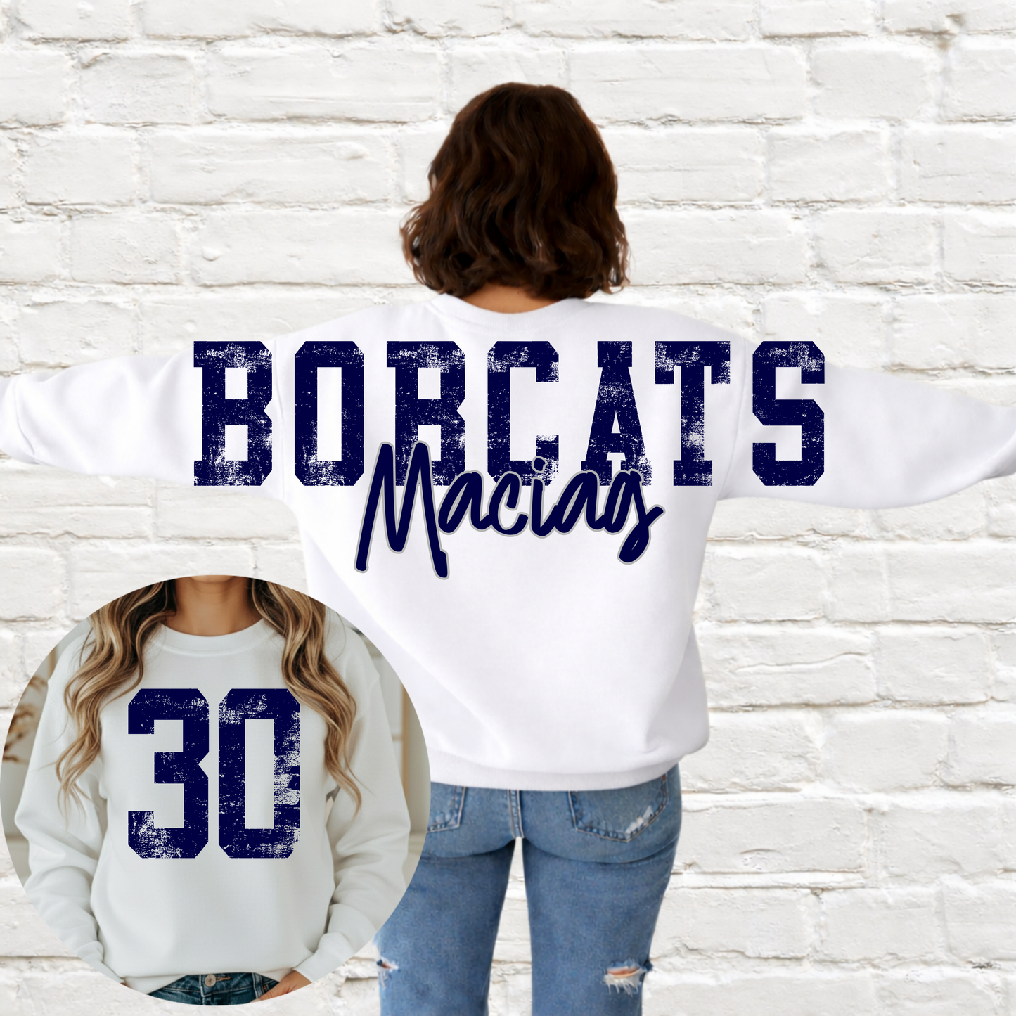 Bobcat Football - Crewneck (Youth & Adult)