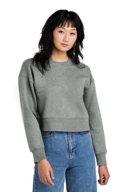 Detroit Football Distressed - Cropped Sweatshirt (Adult)