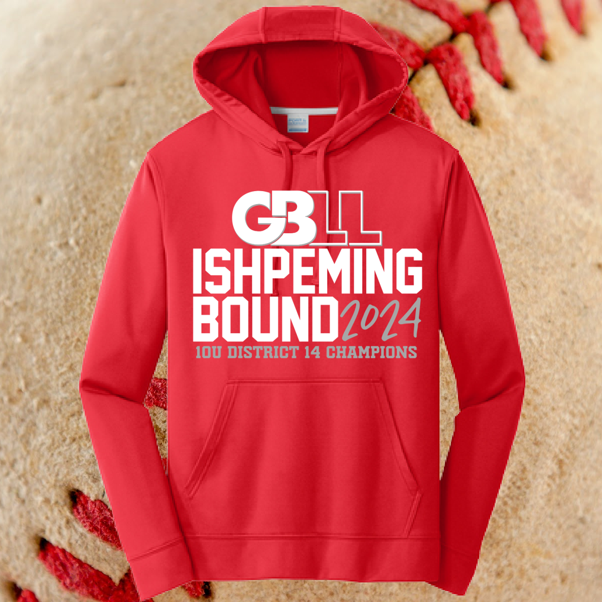 2024 GBLL 10U District Champs - Dri Fit Hoodies (Youth & Adult)