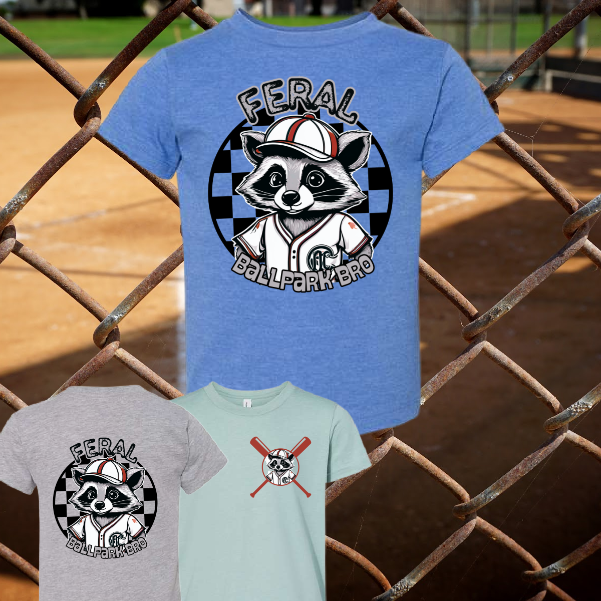 Feral Ballpark Bro Baseball Tee - (Youth)