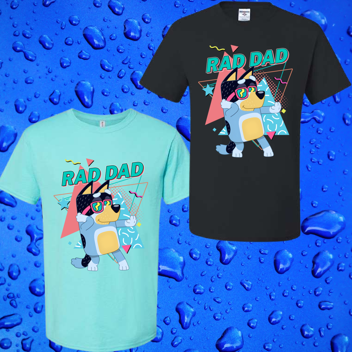 Rad Dad 80s - Bluey