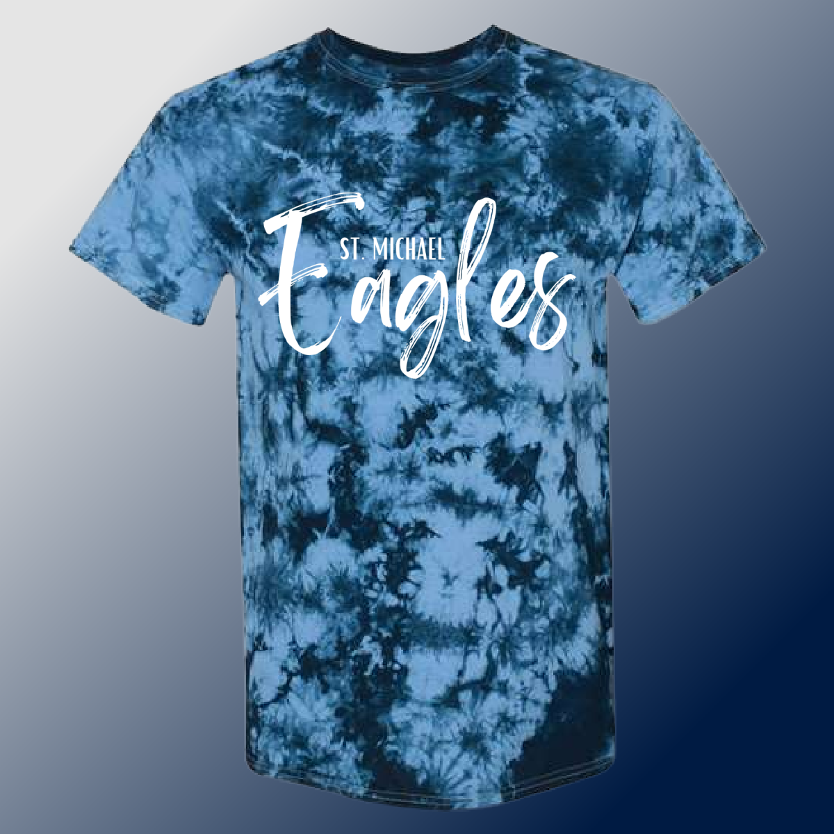 St. Michael Eagles - Crystal Tie Dye Tee (Youth & Adult) – Fat