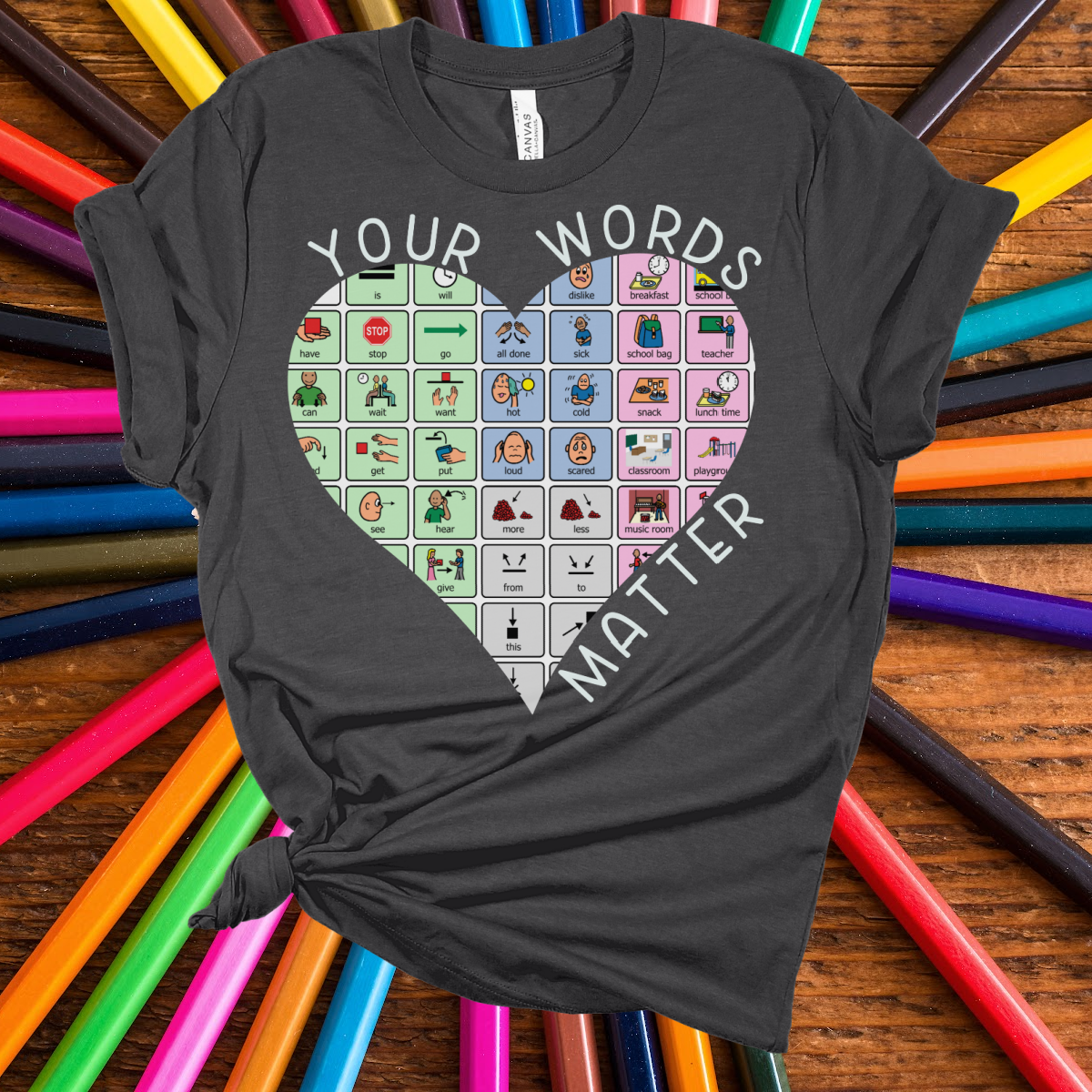 Your Words Matter Heart (Adult)