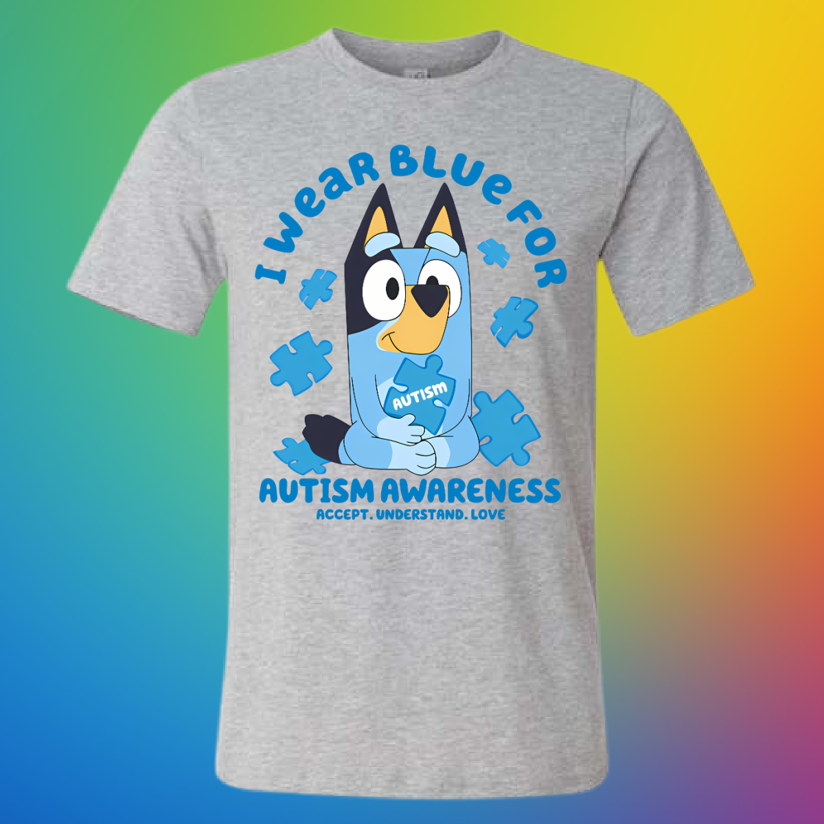 I Wear Blue(y) For Autism Awareness (Youth)