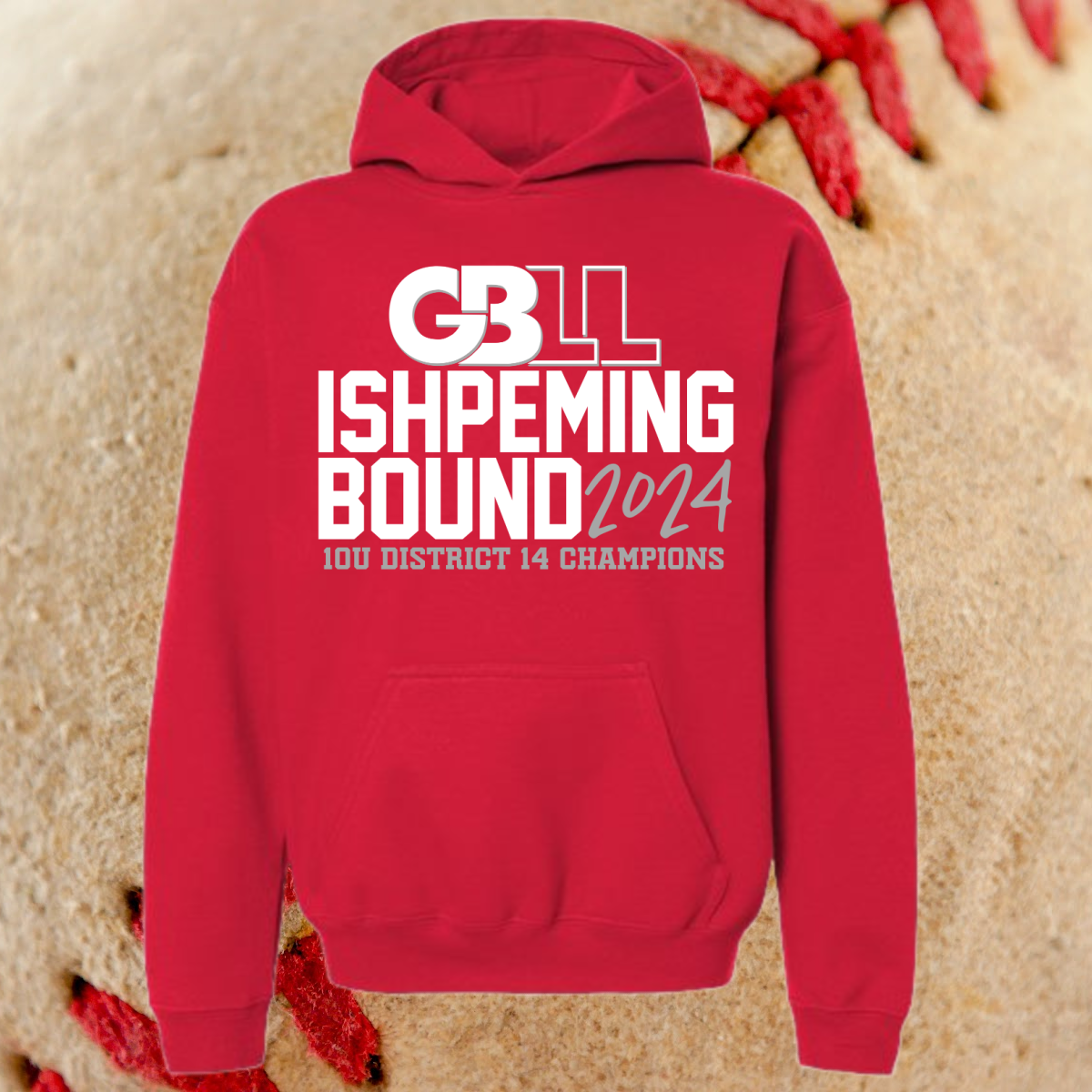 2024 GBLL 10U District Champs - Standard Hoodies (Youth & Adult)
