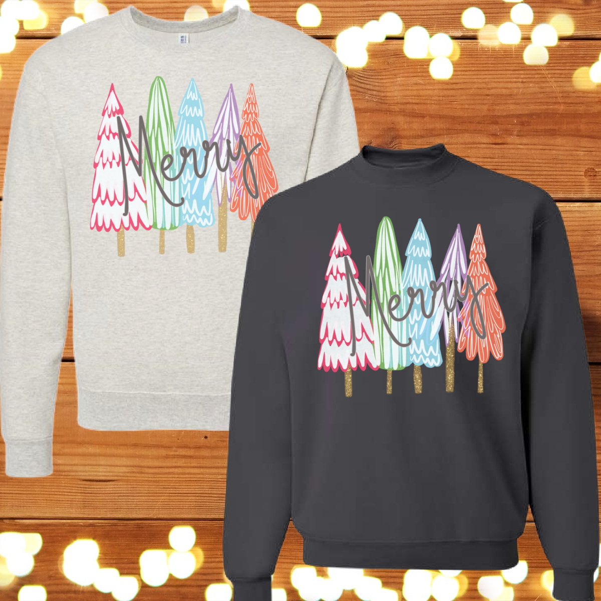 Pastel Trees Basic Sweatshirt (Youth & Adult)