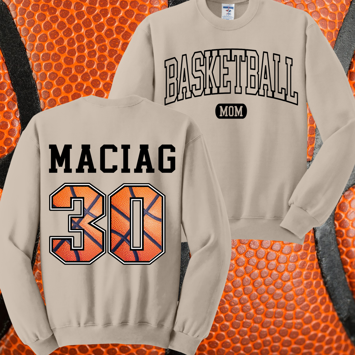Basketball Mom Crewneck - Customizable!!! (Adult)