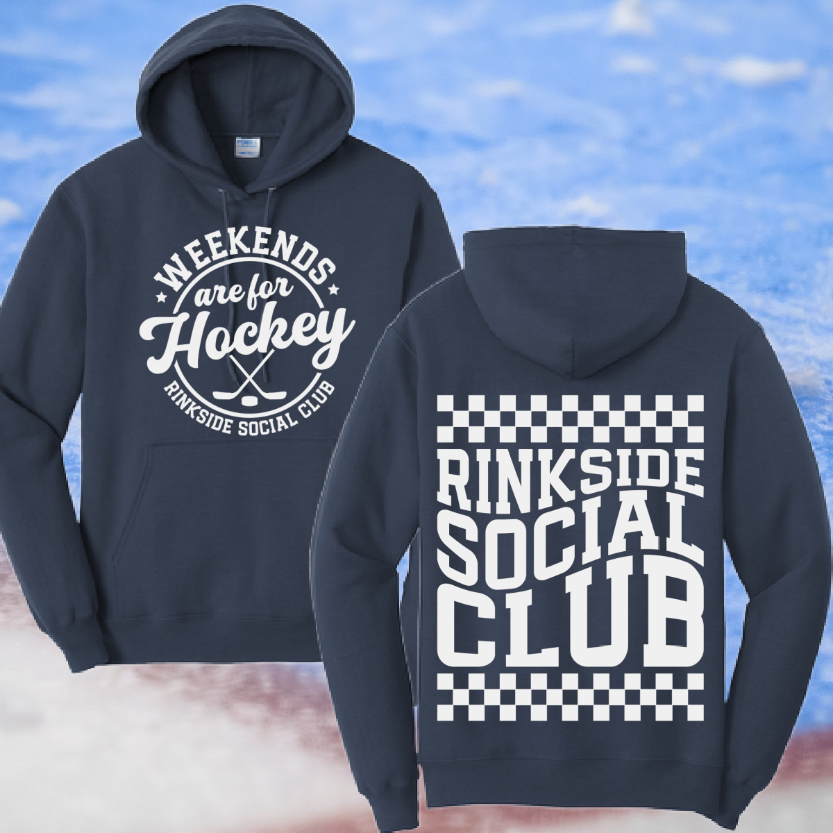 Rinkside Social Club Hockey Sweatshirt (Youth & Adult)