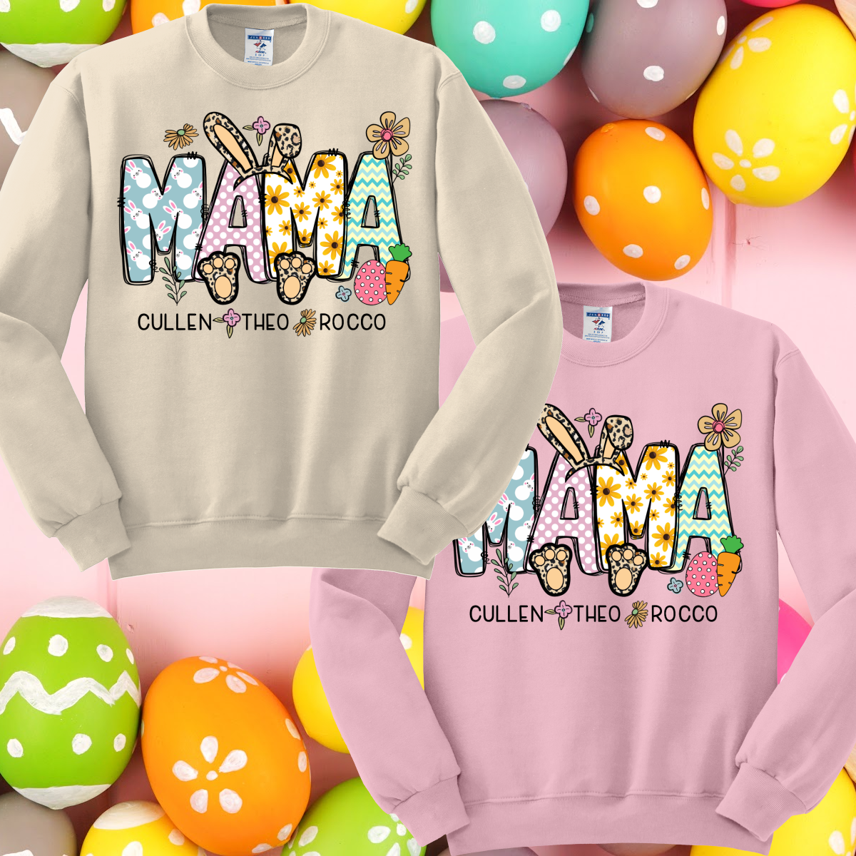 Colorful Mama Easter Sweatshirt