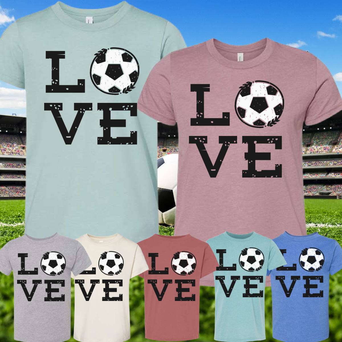 LOVE Soccer Tee - Youth