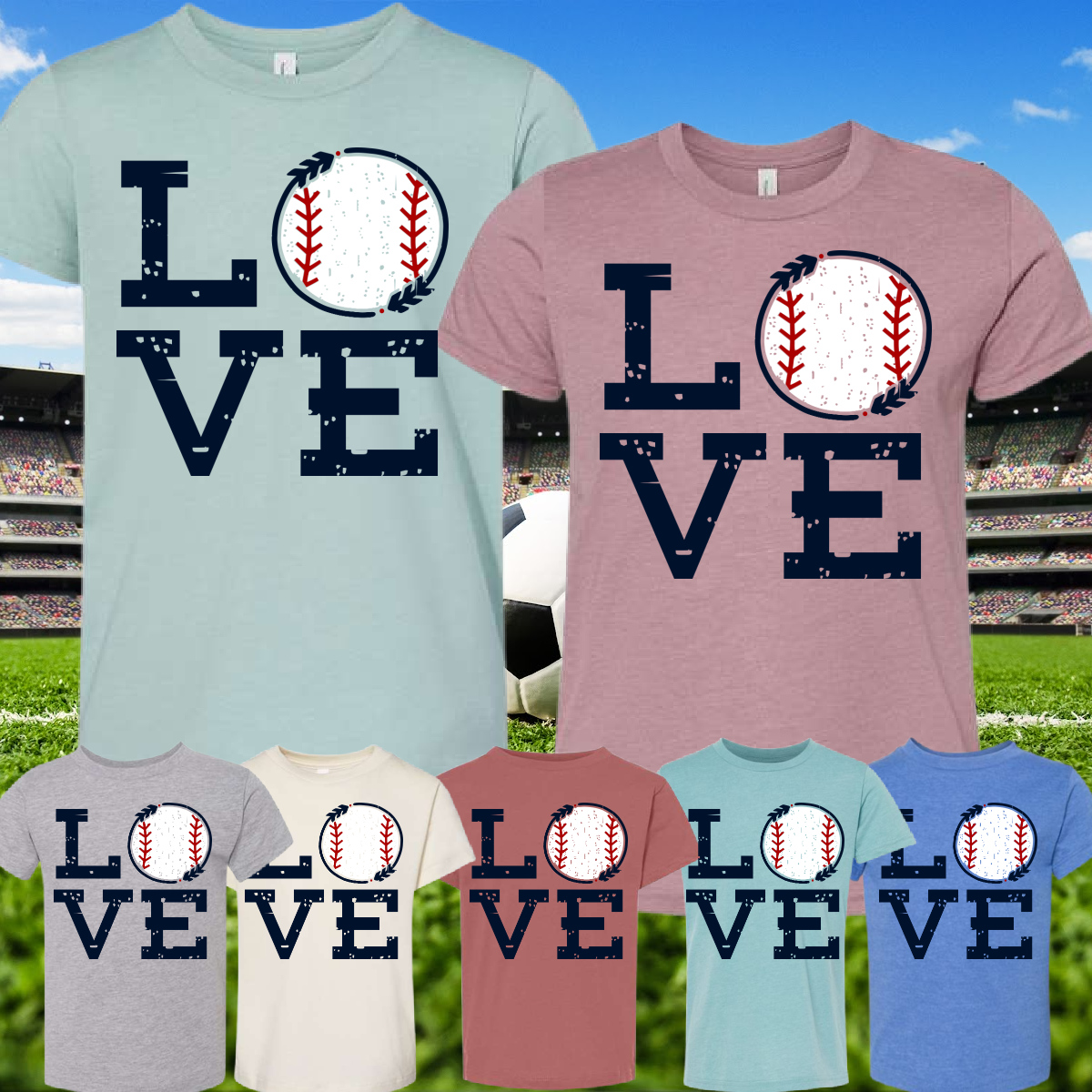 LOVE Baseball Tee - Youth