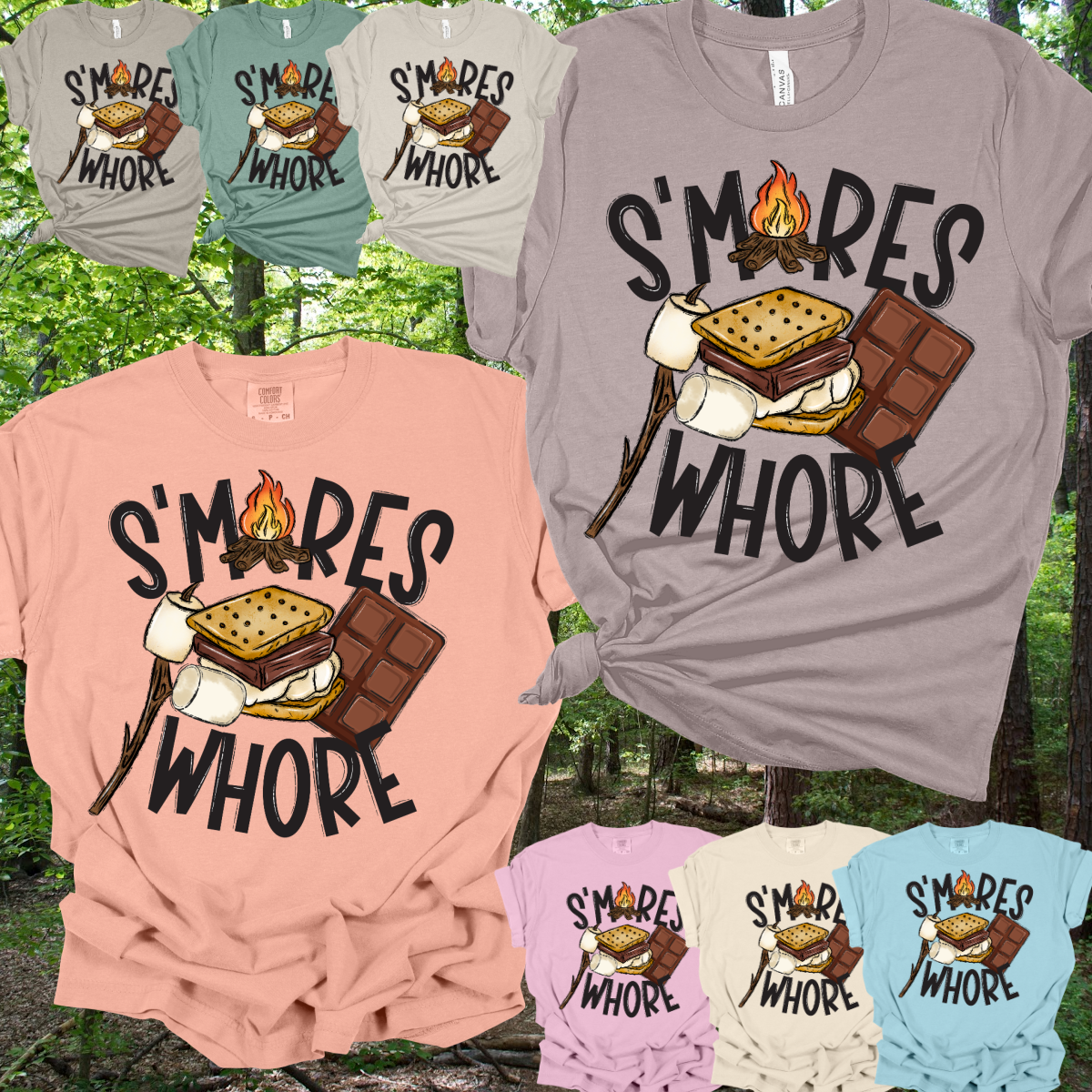 S'mores Whore Camping Tee