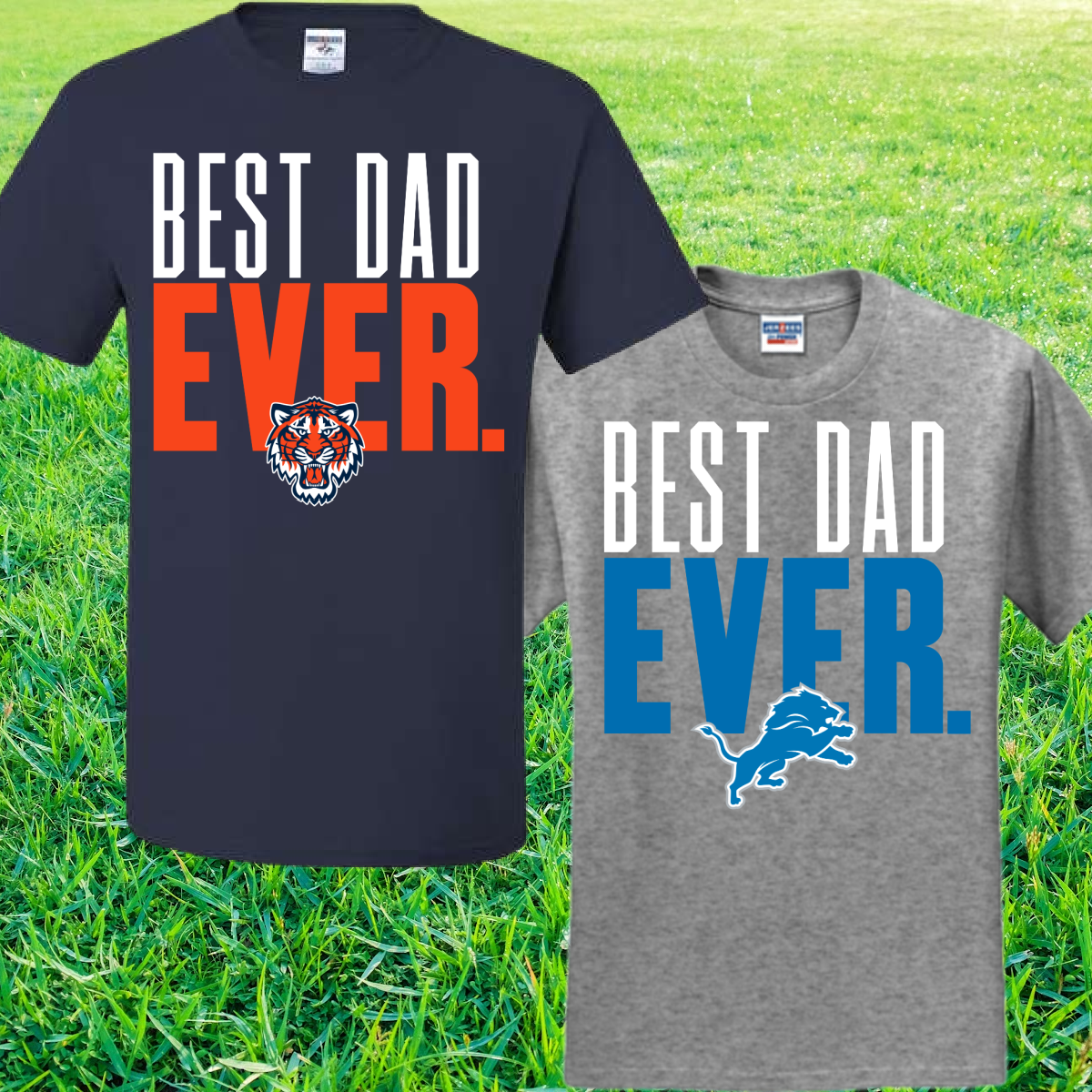 Best Dad Ever (Baseball/Football) Basic Tee