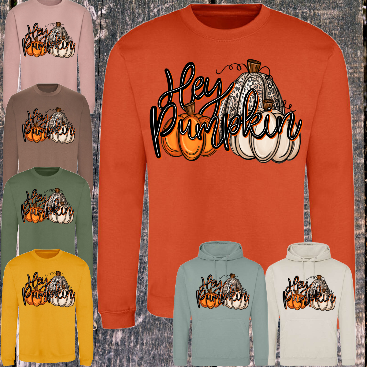 Hey Pumpkin Basic Sweatshirt (Adult)