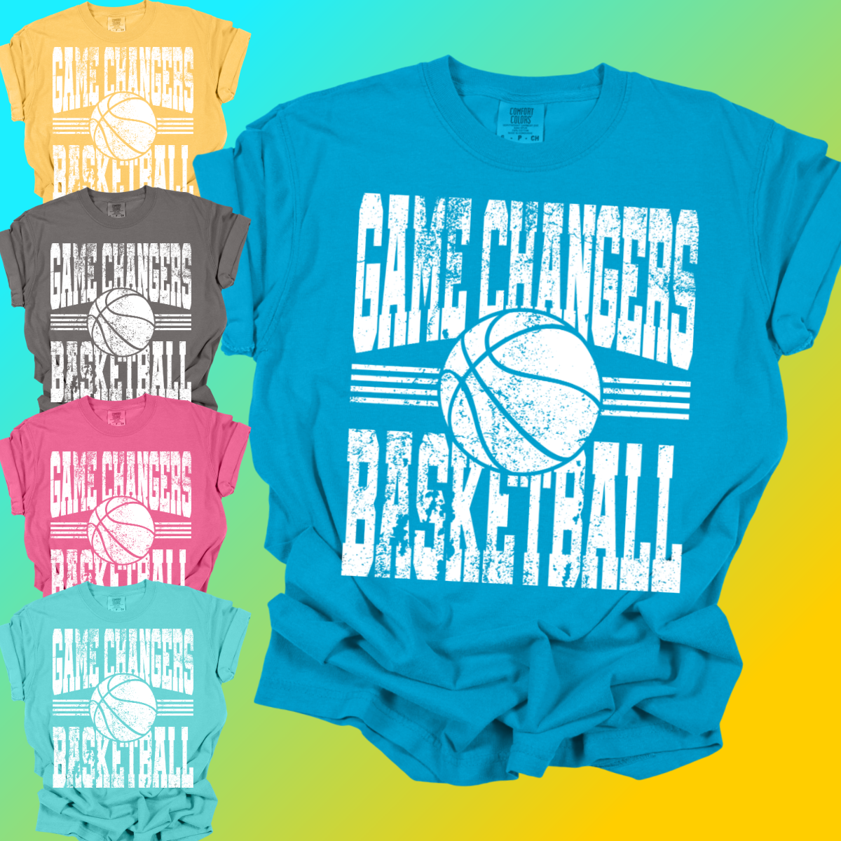 Game Changers Basketball - Comfort Colors Tee (Adult)