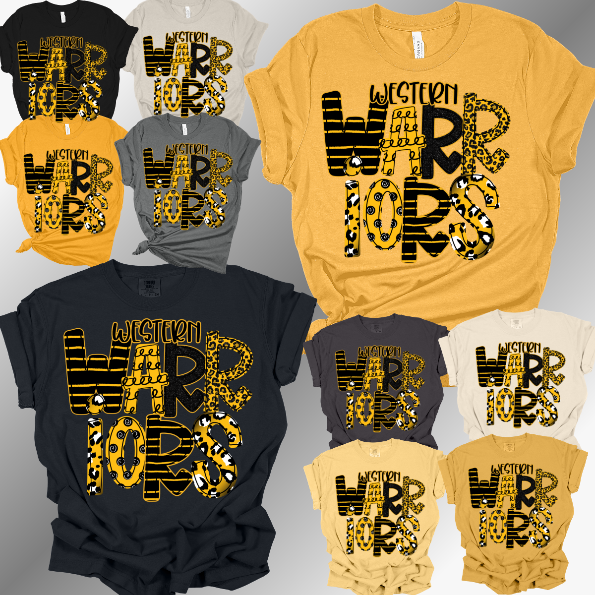 Western Warriors - Spirit Font Tee (Adult)