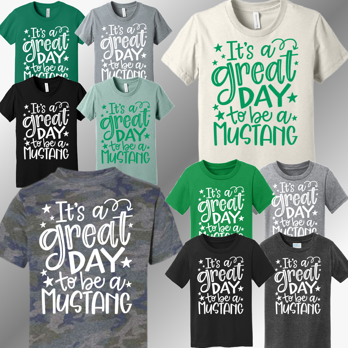 MacGregor Mustangs - It's A Great Day Tee (Youth)