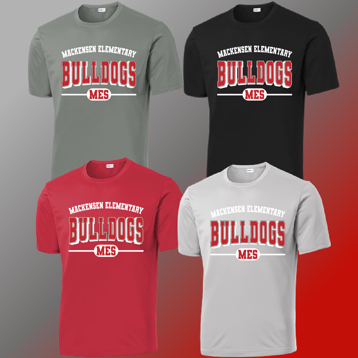 Mackensen Bulldogs - Varsity Mascot Dri-Fit Tee - MADE TO ORDER/TWO WEEKS