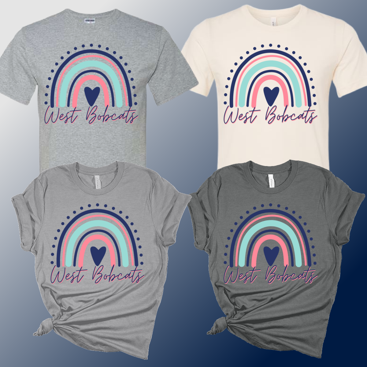Bangor West - Rainbow Tee (Youth & Adult)