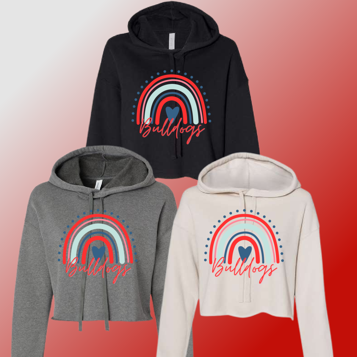 Mackensen Elementary - Cropped Hooded Sweatshirt - MADE TO ORDER/TWO WEEKS