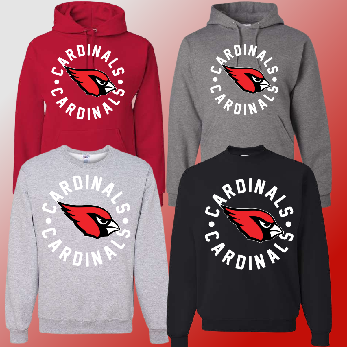 St. John Cardinals - Round Logo Basic Sweatshirt