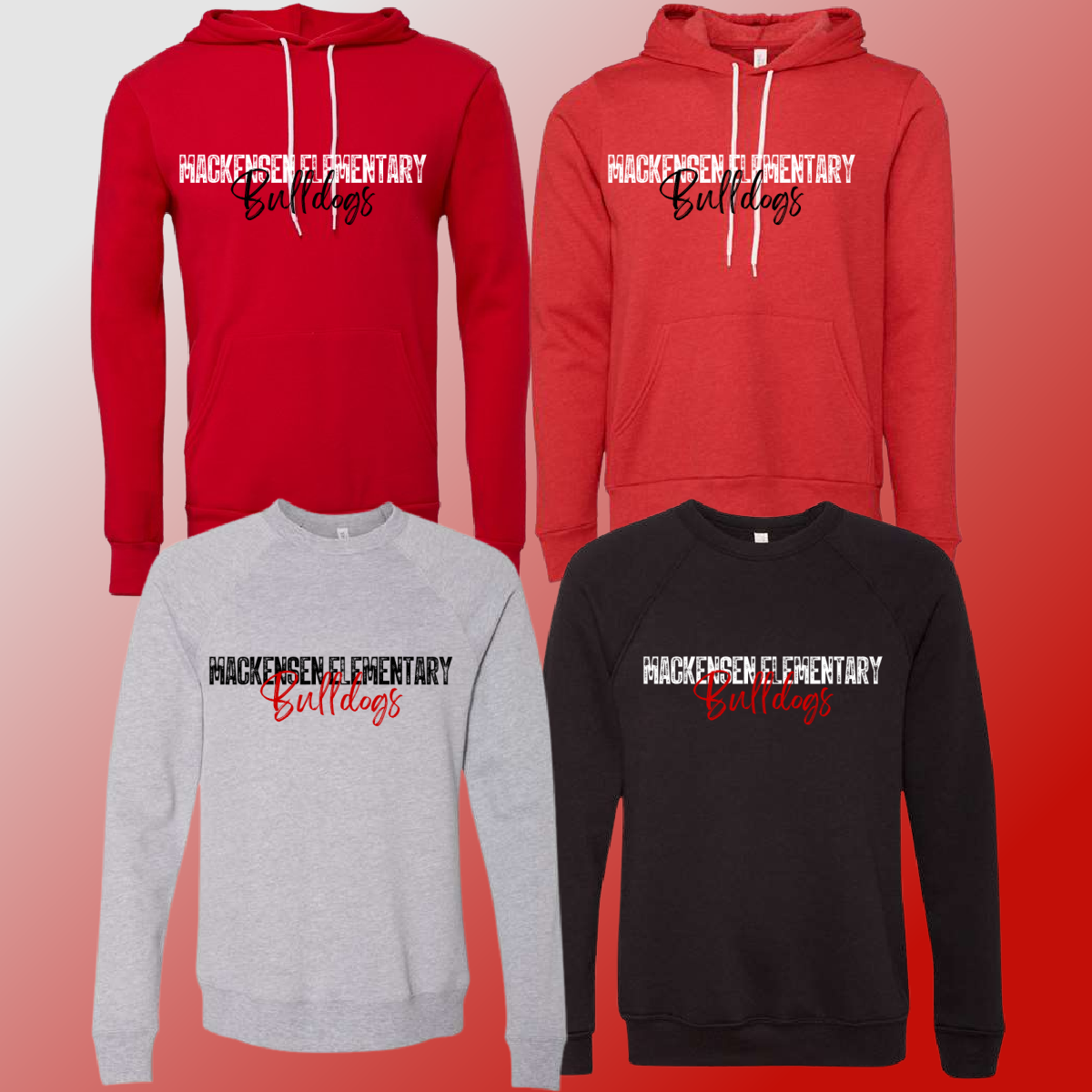 Mackensen Elementary - Simple Stamped Premium Sweatshirt - MADE TO ORDER/TWO WEEKS
