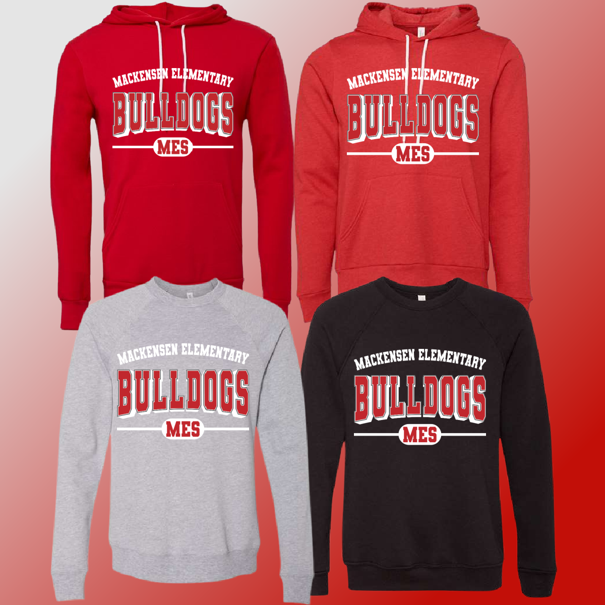 Mackensen Elementary - Varsity Mascot Premium Sweatshirt - MADE TO ORDER/TWO WEEKS