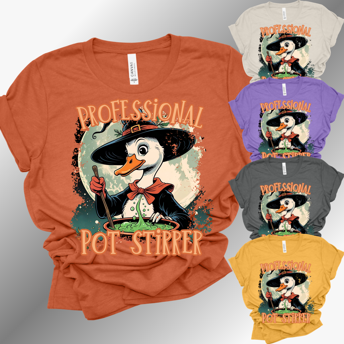 Professional Pot Stirrer Halloween - Bella Canvas Tee (Adult)