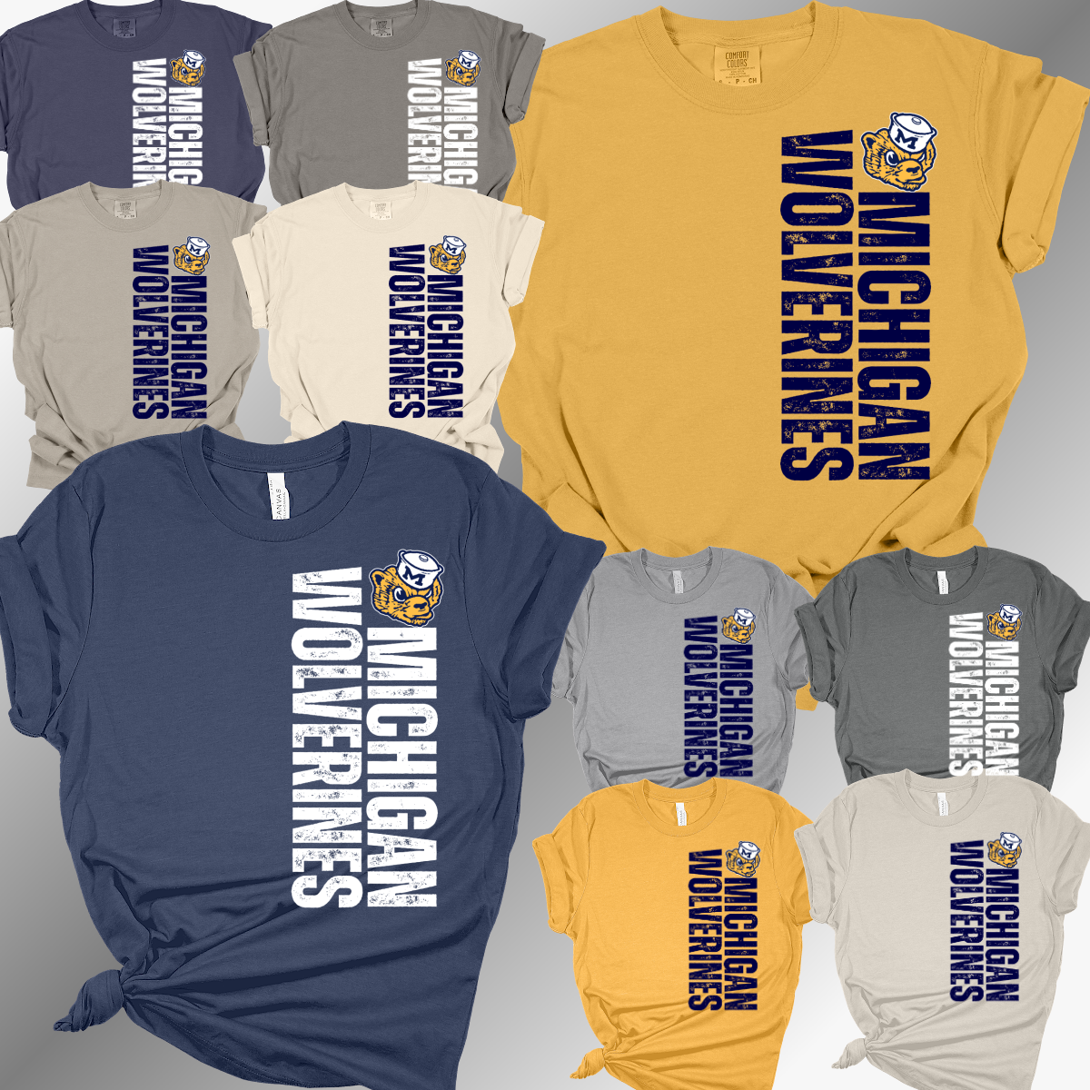 Wolverines - Vertical Wording Tee