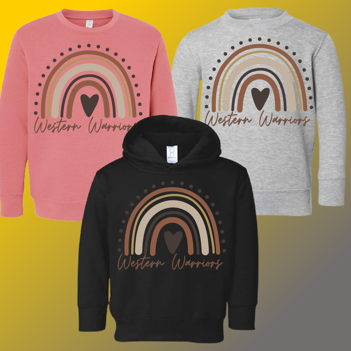 Western Warriors - Boho Rainbow Sweatshirt (Youth Sizes)