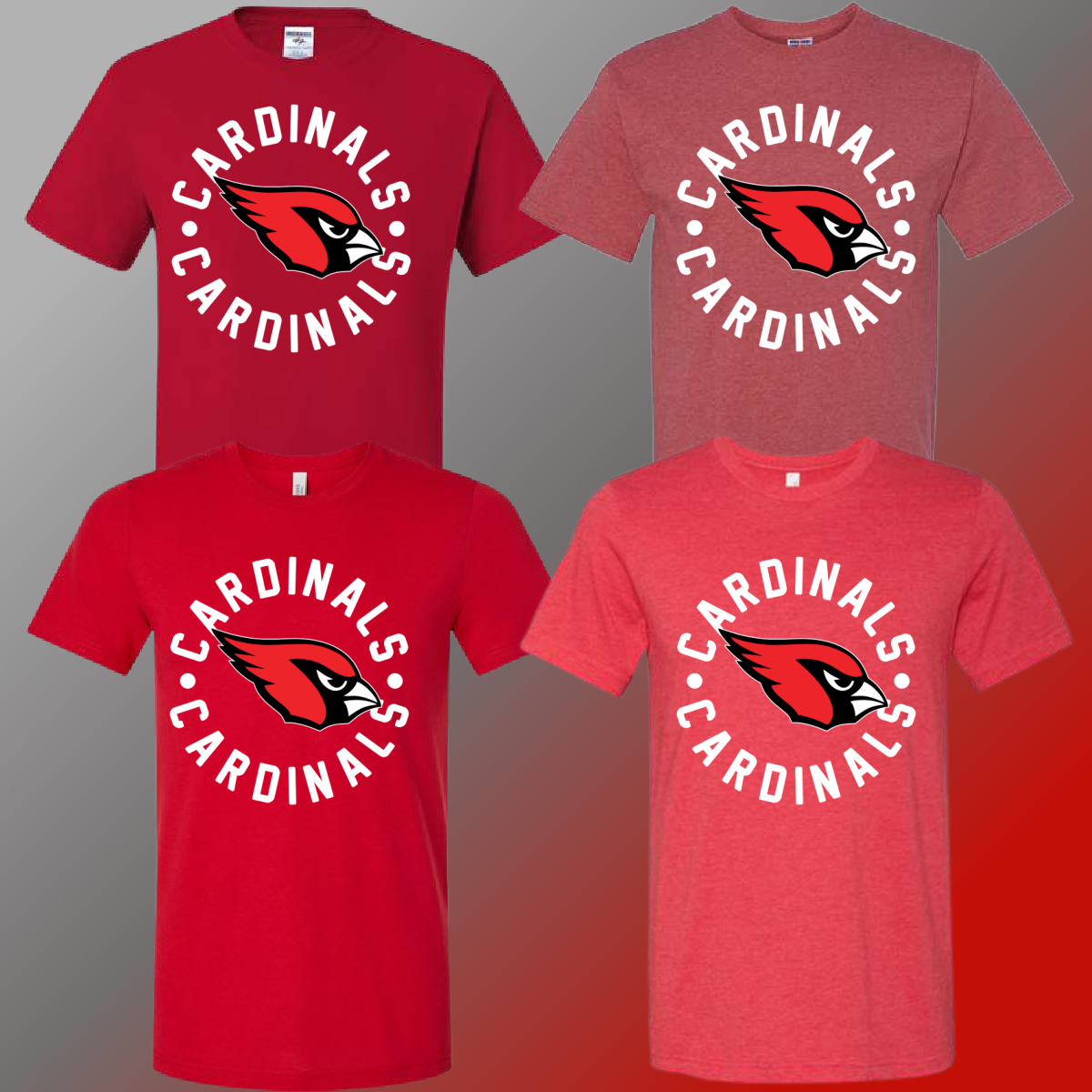 St. John Cardinals - Round Logo Tee (Short & Long Sleeve)