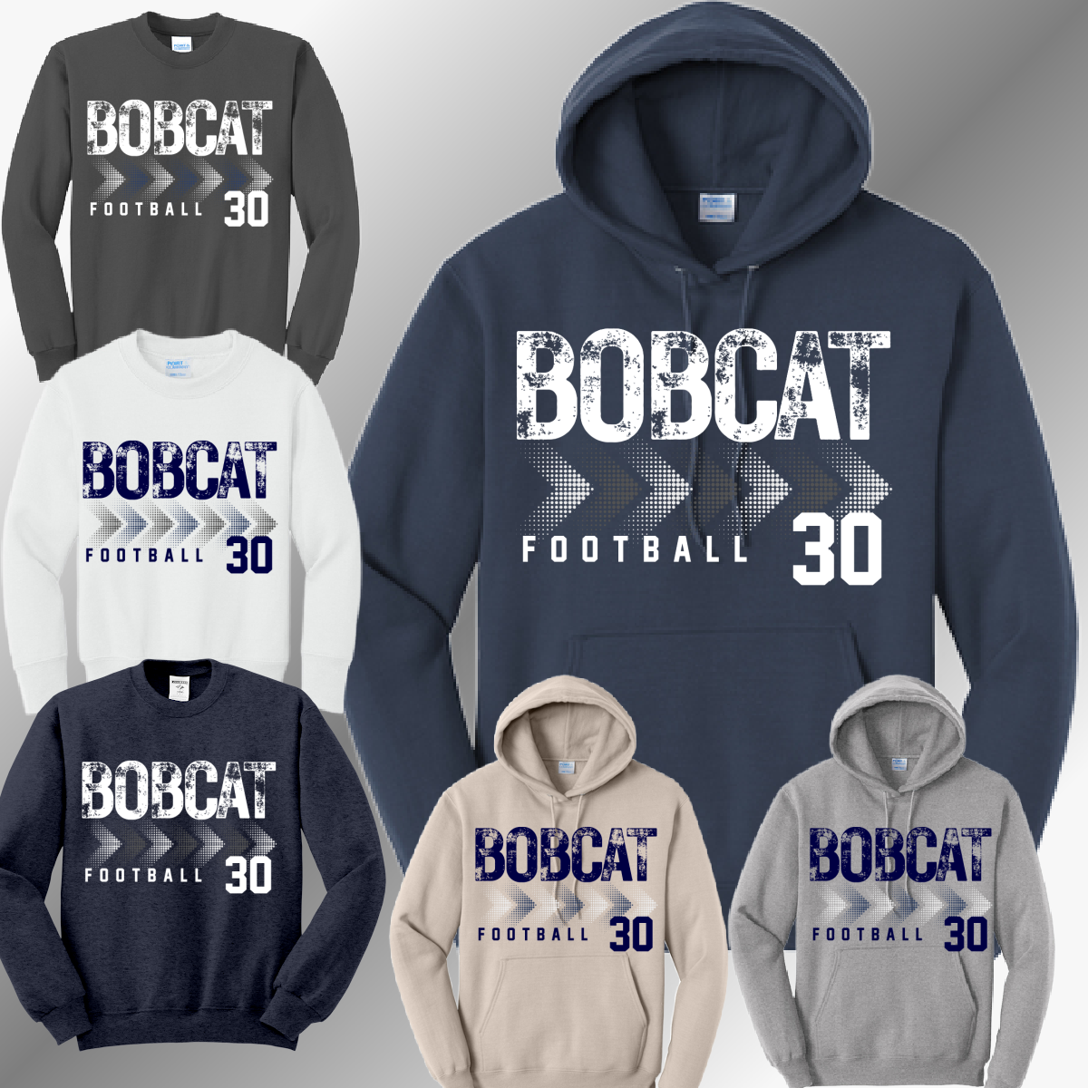Bobcat Football - Basic Sweatshirt (Youth & Adult)
