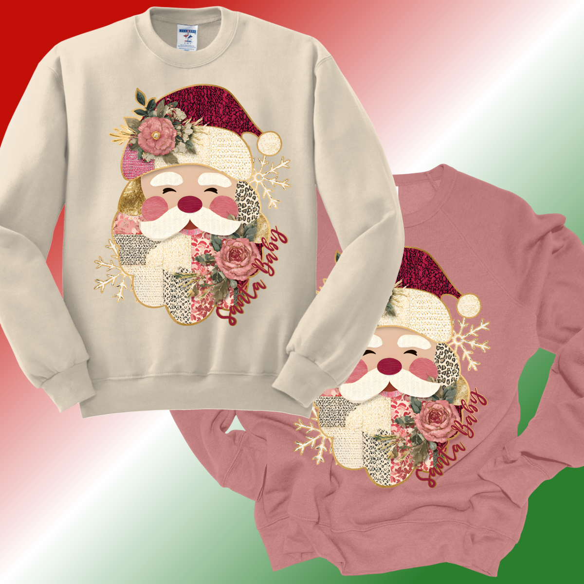Patchwork Santa Baby (Adult)