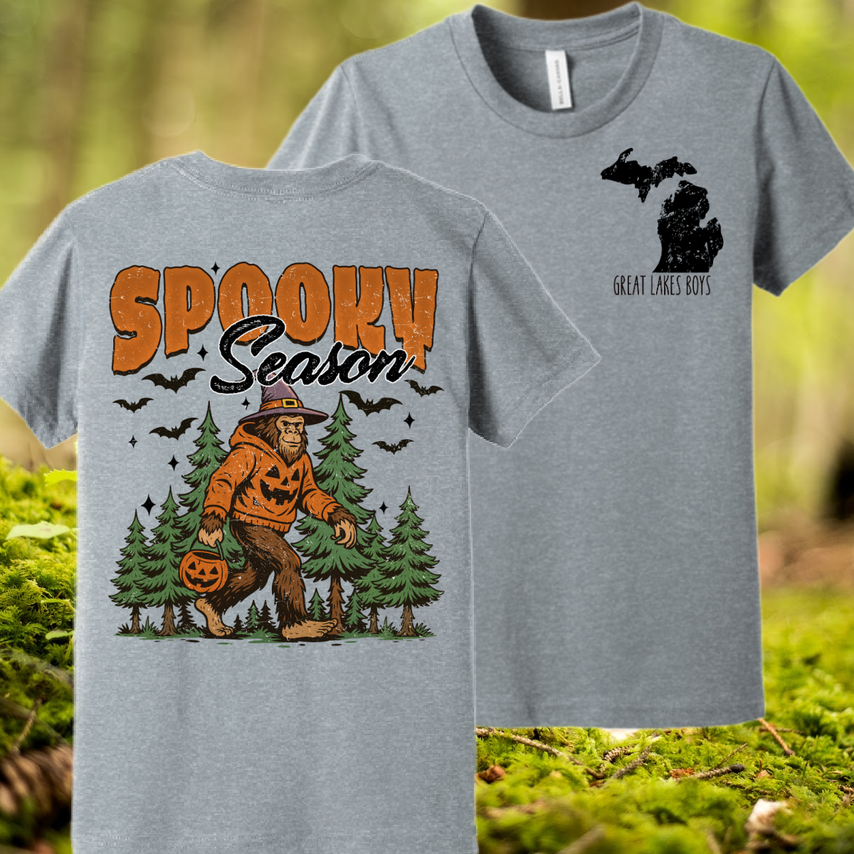Great Lakes Boys - Big Foot Spooky Season Premium Tee (Toddler, Youth & Adult)