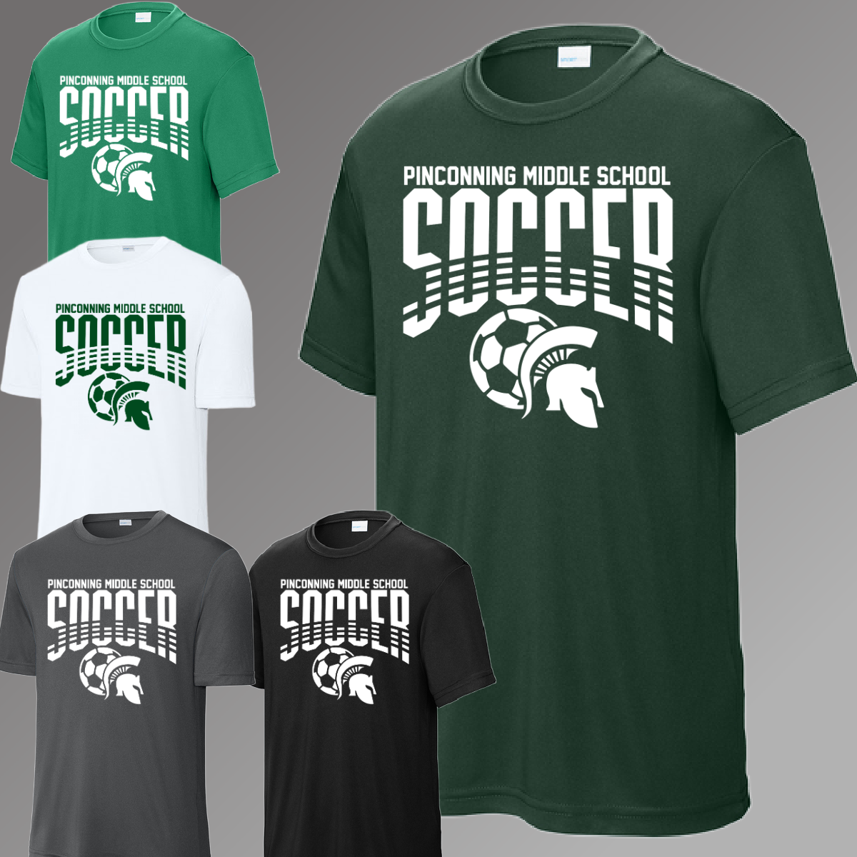 Pinconning Spartans - Middle School Soccer Performance Tee (Youth)