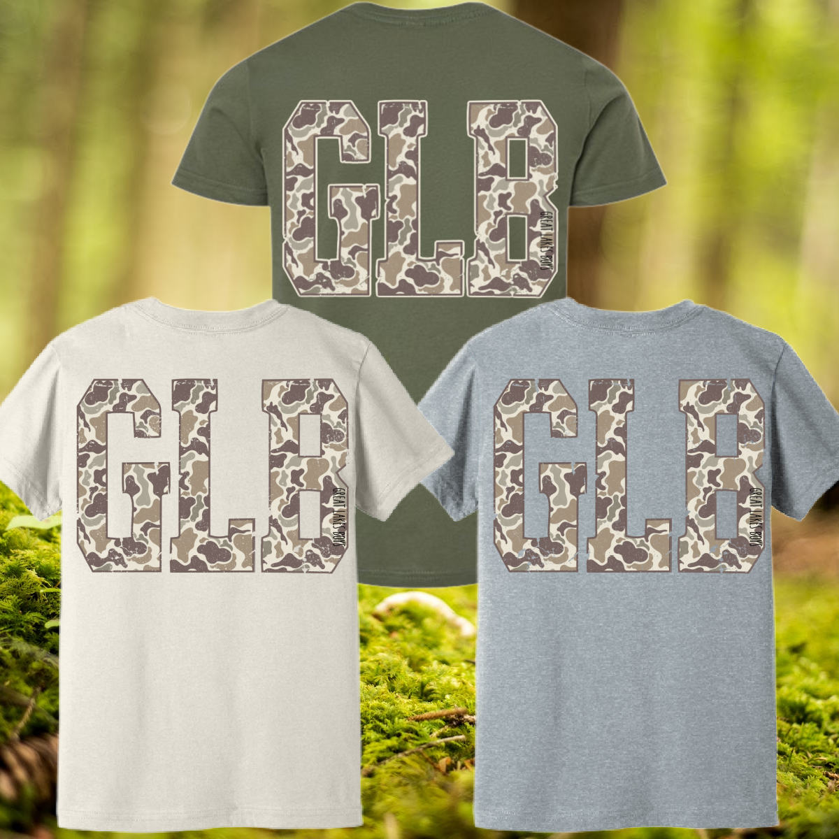 Great Lakes Boys - GLB Camo Logo Premium Tee (Toddler, Youth & Adult)