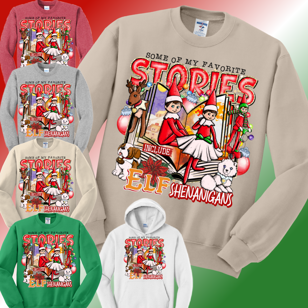 Elf Shenanigans Basic Sweatshirt (Adult)