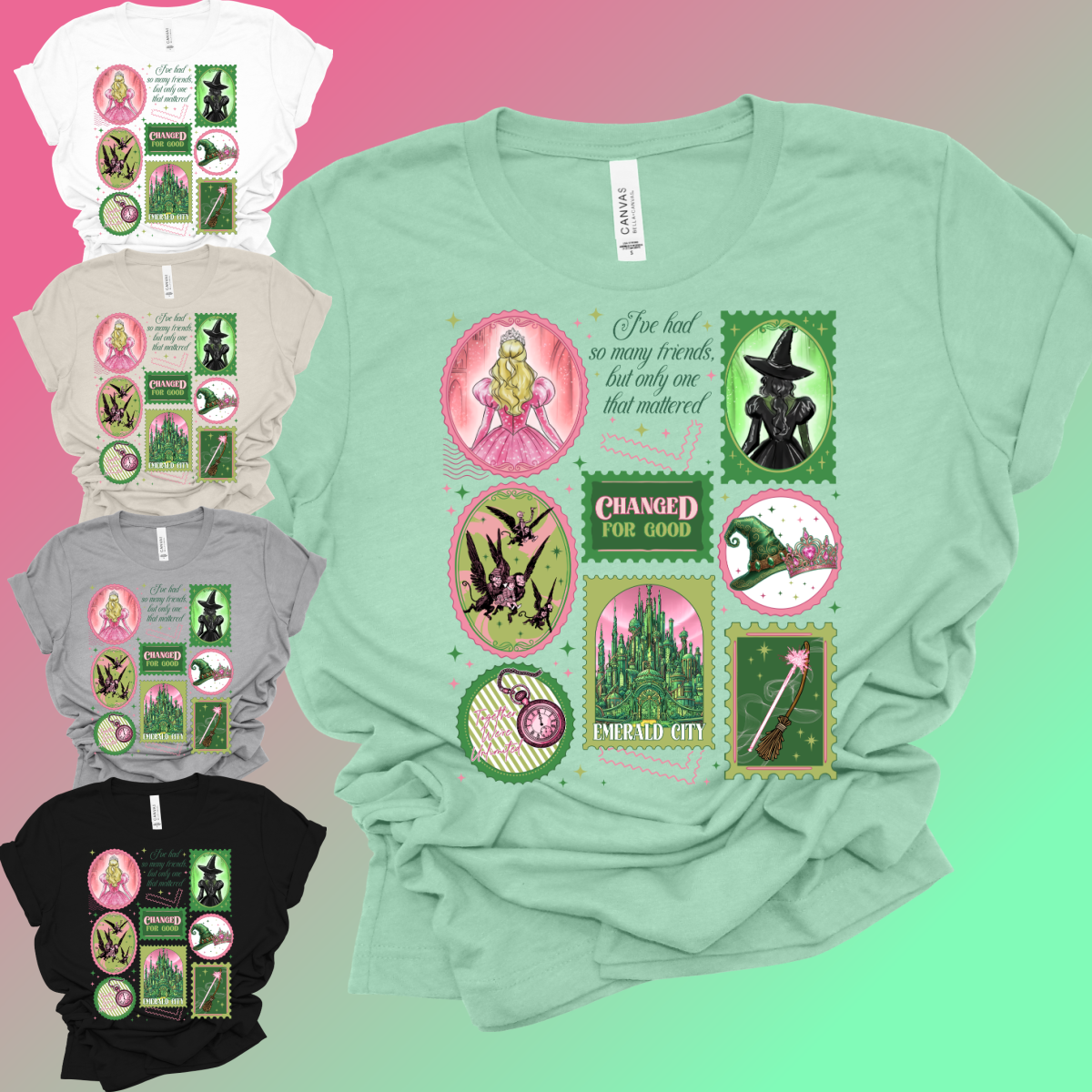 W!cked Stamps - Bella Canvas Tee (Adult)