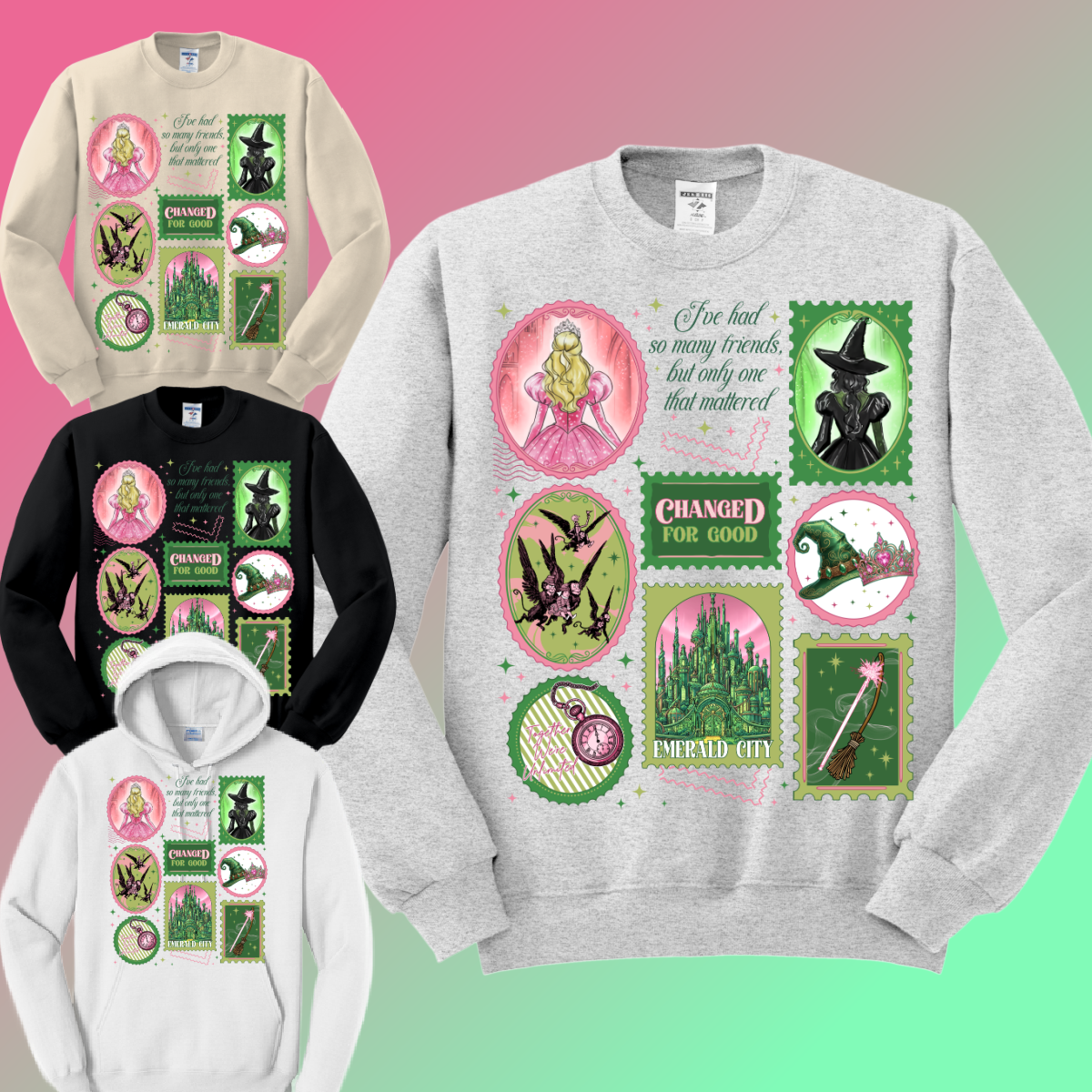 W!cked Stamps Basic Sweatshirt (Adult)