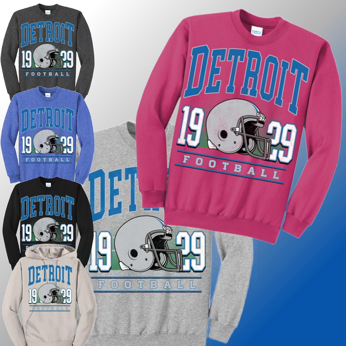 Detroit Football 1929 Basic Sweatshirt (Adult)