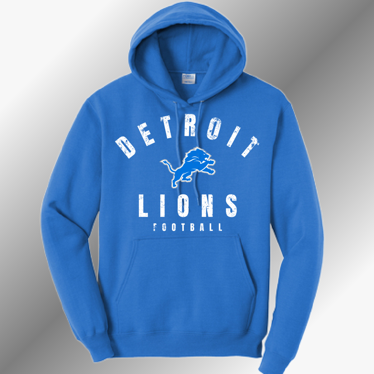 Detroit Football READY TO SHIP - Distressed Basic Hoodie