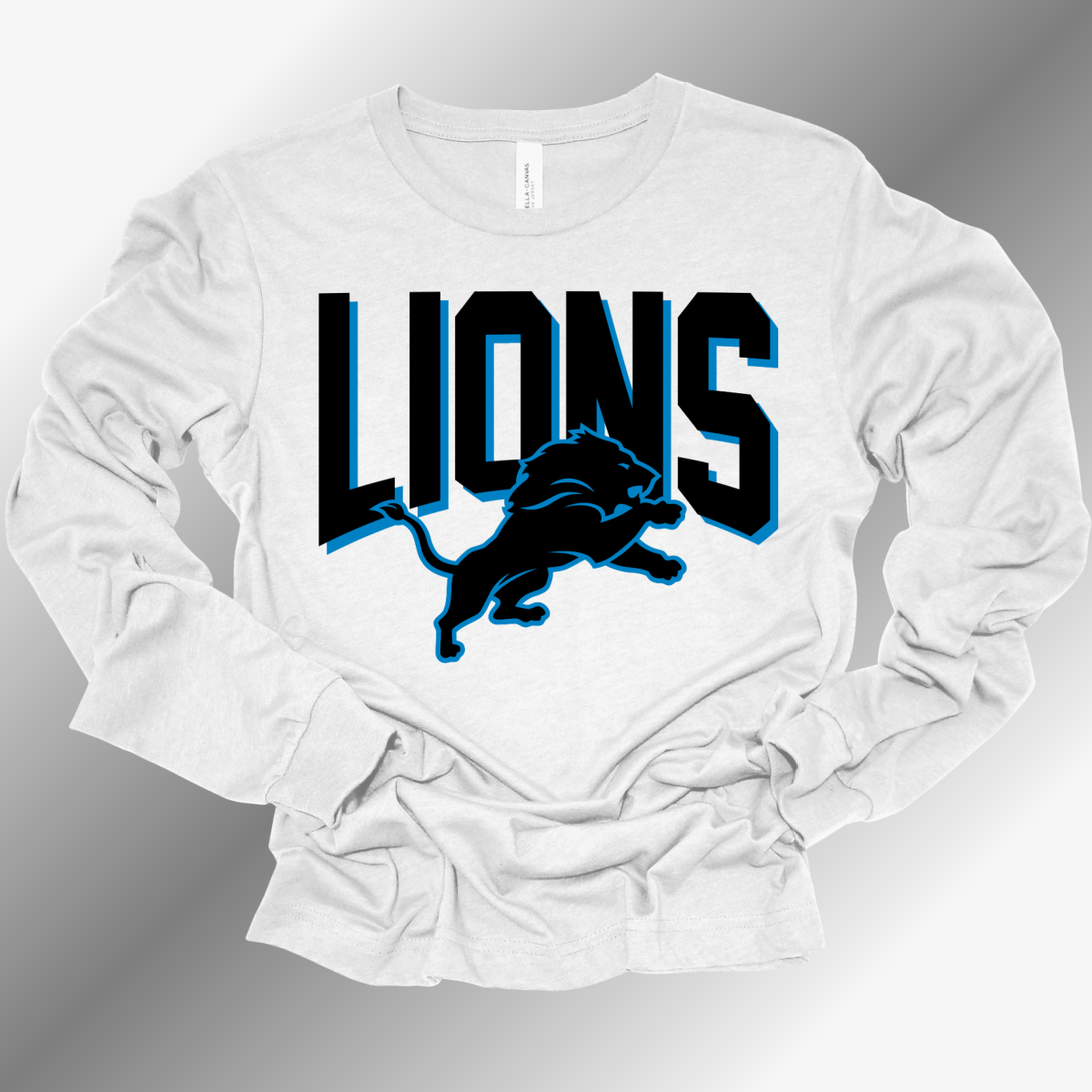 Detroit Football READY TO SHIP - Long Sleeve Tee (Adult)