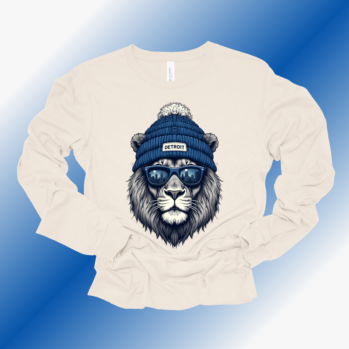 Detroit Football READY TO SHIP - Long Sleeve Tee (Adult)