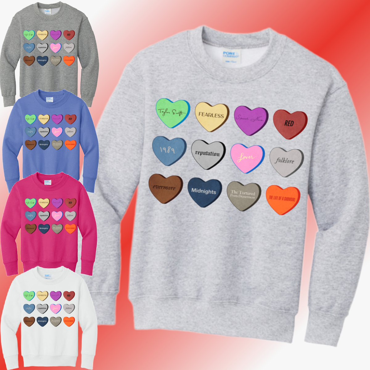Valentines Eras - Basic Sweatshirt (Youth)