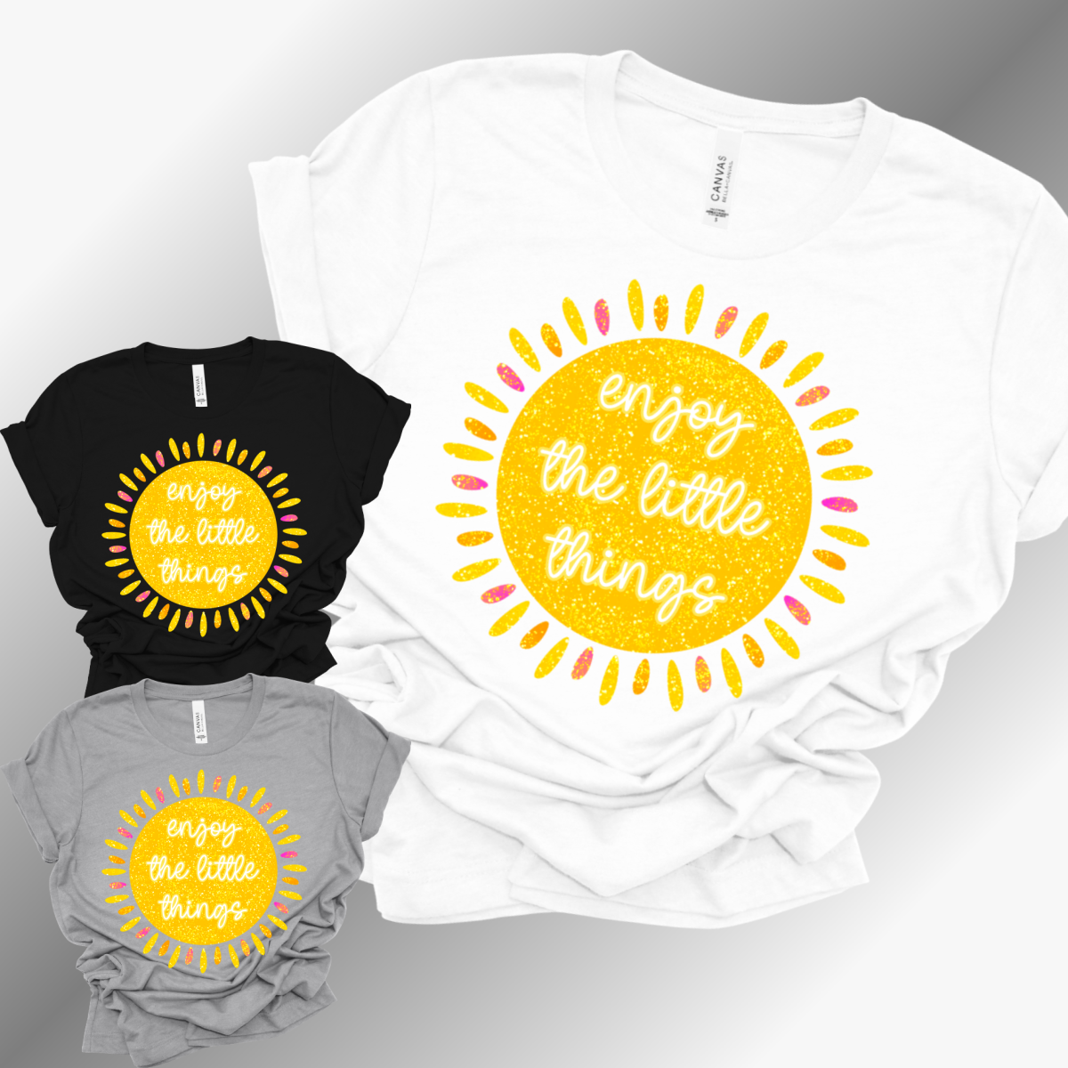 Enjoy The Little Things - Bella Canvas Tee (Adult)