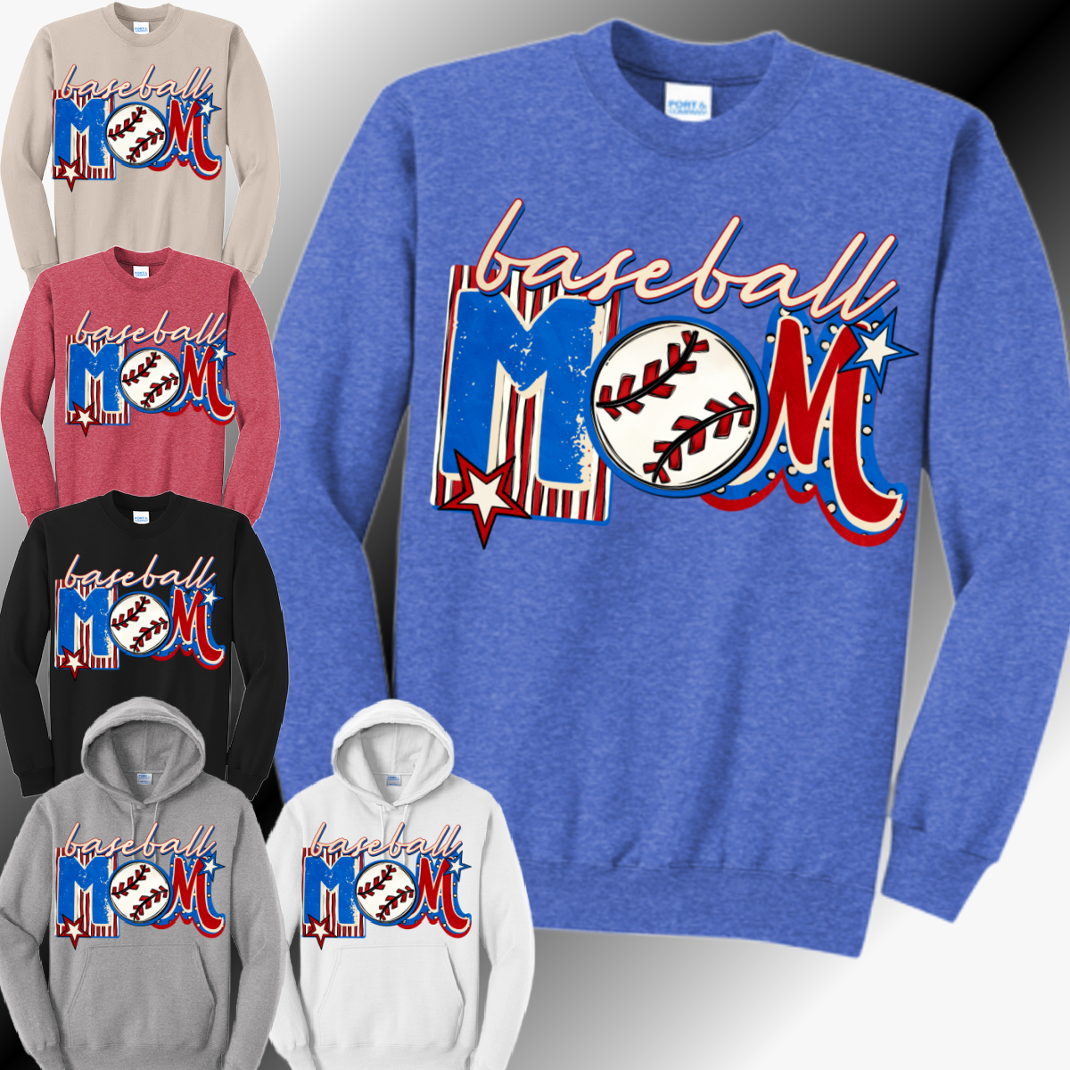BASEBALL Mom - Basic Sweatshirt (Adult)