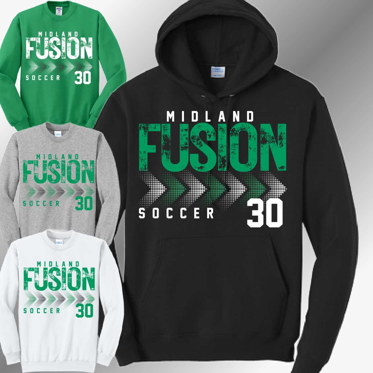 Midland Fusion Soccer - Basic Sweatshirt (Youth & Adult)