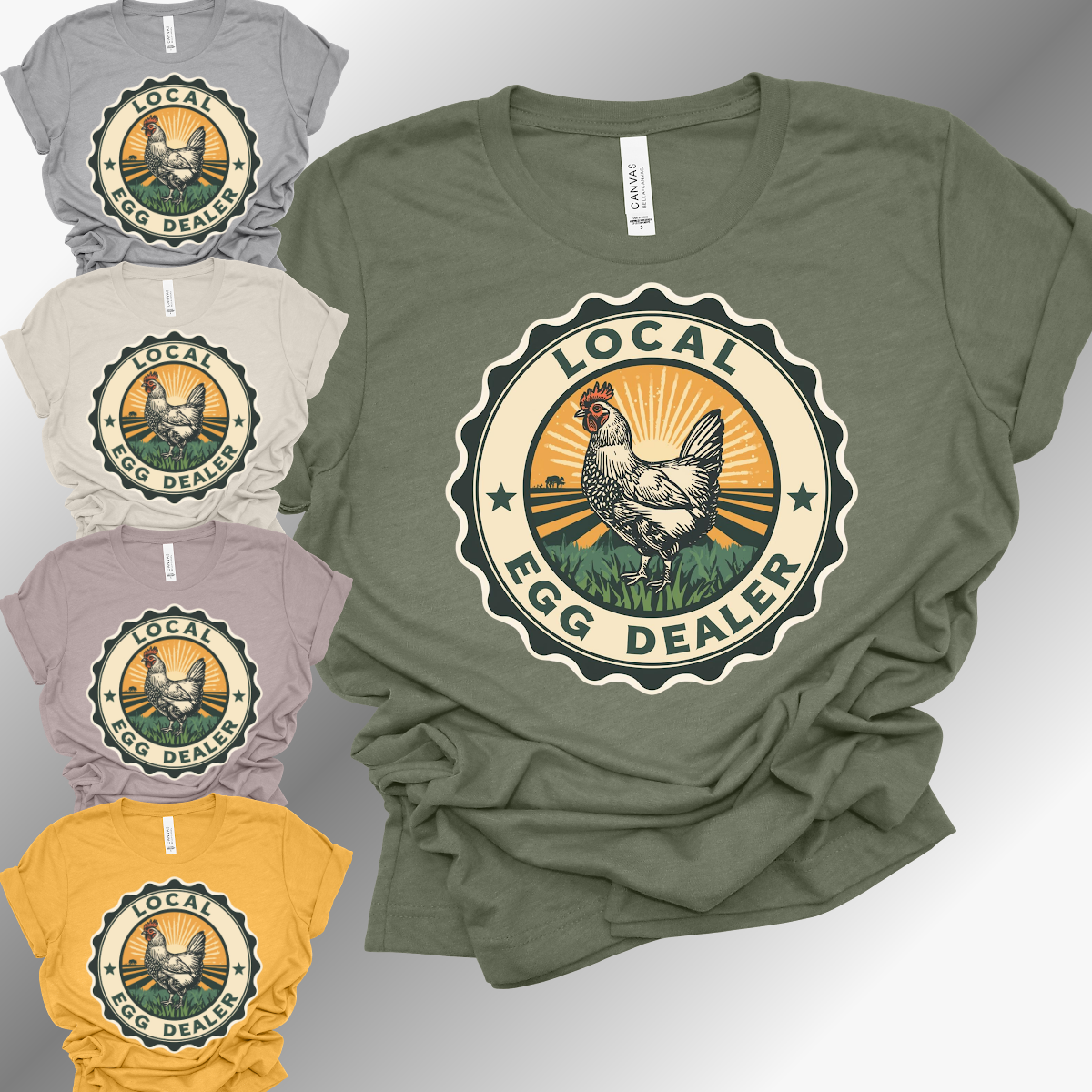 Local Egg Dealer - Bella Canvas Tee (Adult)